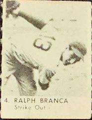Ralph Branca [Purple Back] Baseball Cards 1950 R423 Prices