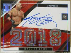Goldberg #HF-GBG Wrestling Cards 2022 Panini Impeccable WWE Hall of Fame Signatures Prices