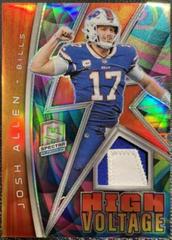 Josh Allen [Neon Marble] #HV-JAL Football Cards 2022 Panini Spectra High Voltage Prices