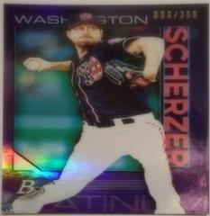 Max Scherzer [Purple] #2 Baseball Cards 2020 Bowman Platinum Prices