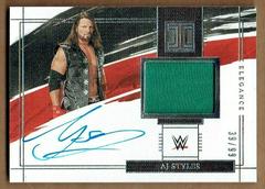 AJ Styles Wrestling Cards 2022 Panini Impeccable WWE Elegance Memorabilia Autographs Prices