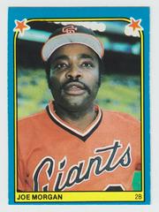 Joe Morgan #55 Baseball Cards 1983 Fleer Stickers Prices