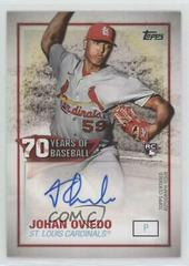 Johan Oviedo #70YA-JO Baseball Cards 2021 Topps 70 Years of Baseball Autographs Prices