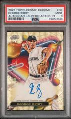George Kirby [Superfractor] #CCA-GK Baseball Cards 2023 Topps Cosmic Chrome Autographs Prices
