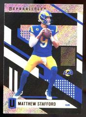 Matthew Stafford #UNP-12 Football Cards 2021 Panini Chronicles Unparalleled Prices