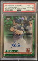Peter Alonso [Green Refractor] #RA-PA Baseball Cards 2019 Topps Chrome Rookie Autographs Prices