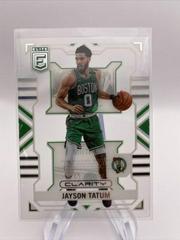 Jayson Tatum #7 Basketball Cards 2022 Panini Donruss Elite Clarity Prices