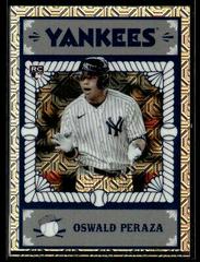 Oswald Peraza [Mega Box Mojo Refractor] #BA-9 Baseball Cards 2023 Bowman Chrome Ascensions Prices