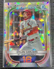 Dylan Carlson Baseball Cards 2021 Bowman Scout’s Top 100 Prices