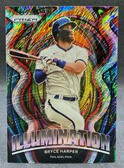 Bryce Harper [Shimmer Prizm] #IL-15 Baseball Cards 2022 Panini Prizm Illumination Prices