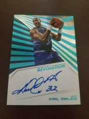 Karl Malone [Infinite] #AU-KML Basketball Cards 2018 Panini Revolution Autographs Prices