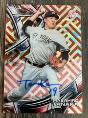 Masahiro Tanaka [Orange Magma Diffractor] #HT-MTA Baseball Cards 2016 Topps High Tek Autograph Prices
