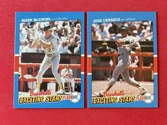 Jose canseco #7 Baseball Cards 1988 Fleer Exciting Stars Prices