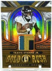 Travis Etienne Jr. [White Gold] #GR-TEJ Football Cards 2023 Panini Gold Standard Rush Prices