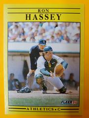 Ron Hassey #8 Baseball Cards 1991 Fleer Prices