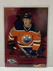 Tyler Benson [Red] Hockey Cards 2020 Skybox Metal Universe Prices