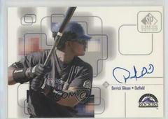 Derrick Gibson #DG Baseball Cards 1999 SP Signature Autographs Prices
