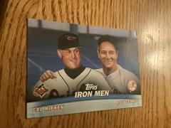 C. Ripken, L. Gehrig [Iron Men] Baseball Cards 2001 Topps Chrome Combos Prices