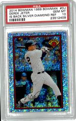Derek Jeter Baseball Cards 2014 Bowman 1989 Is Back Silver Diamond Refractor Prices