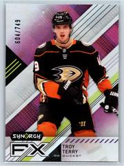 Troy Terry #FX-TT Hockey Cards 2021 Upper Deck Synergy FX Prices