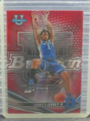 Dereck Lively II [Red] #1 Basketball Cards 2022 Bowman University Best Prices