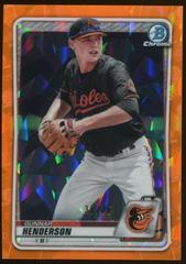 Gunnar Henderson [Orange] #BCP-134 Baseball Cards 2020 Bowman Sapphire Prices