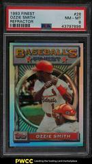 Ozzie Smith [Refractor] #28 Baseball Cards 1993 Finest Prices