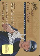 Craig Biggio [Gold] #50 Baseball Cards 1995 Studio Prices