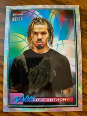 Cole Anthony [Wave Refractor] #1 Basketball Cards 2021 Topps Finest Prices