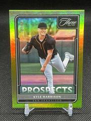 Kyle Harrison [Holo Gold] #P-30 Baseball Cards 2022 Panini Three and Two Prospects Prices