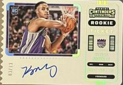 Keegan Murray [SP Variation Autograph Stub Ticket] #140V Basketball Cards 2022 Panini Contenders Prices