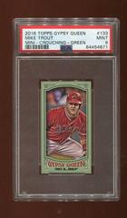 Mike Trout [Mini Crouching Green] #133 Baseball Cards 2016 Topps Gypsy Queen Prices