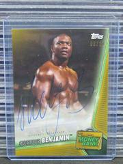 Shelton Benjamin [Gold] Wrestling Cards 2019 Topps WWE Money in the Bank Autographs Prices