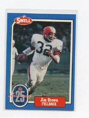 Jim Brown Football Cards 1988 Swell Greats Prices