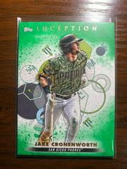 Jake Cronenworth [Green] Baseball Cards 2022 Topps Inception Prices