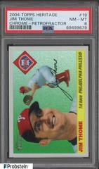 Jim Thome [Retrofractor] Baseball Cards 2004 Topps Heritage Chrome Prices