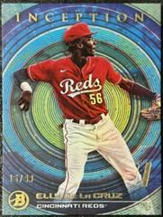 Elly De La Cruz [Blue] #100 Baseball Cards 2022 Bowman Inception Prices