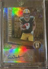 Christian Watson #GDA-CWA Football Cards 2022 Panini Gold Standard Golden Debuts Autographs Prices