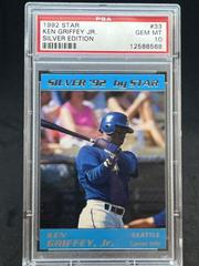 Ken Griffey Jr. [Career Info] Baseball Cards 1992 Star Silver Edition Prices