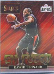 Kawhi Leonard [Silver Prizm] #3 Basketball Cards 2021 Panini Select En Fuego Prices