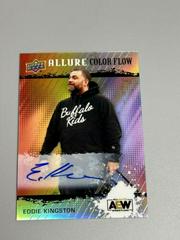 Eddie Kingston [Full Rainbow Autograph] Wrestling Cards 2022 Upper Deck Allure AEW Color Flow Prices
