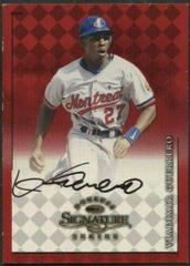 Vladimir Guerrero [Autograph] Baseball Cards 1998 Donruss Signature Prices