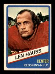 Len Hauss #11 Football Cards 1976 Wonder Bread Prices