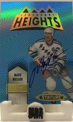 Mark Messier [Autograph Blue] #LH-21 Hockey Cards 2021 Upper Deck Stature Legendary Heights Prices