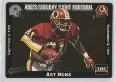 Art Monk Football Cards 1993 Action Packed Monday Night Football Prices