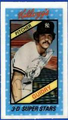 Ron Guidry #4 Baseball Cards 1980 Kellogg's Prices