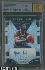 Zion Williamson [Mojo Prizm] #ZWL Basketball Cards 2019 Panini Prizm Rookie Signatures Prices