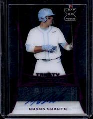 Aaron Sabato [Pink] #CA-AS1 Baseball Cards 2020 Leaf Trinity Clear Autographs Prices