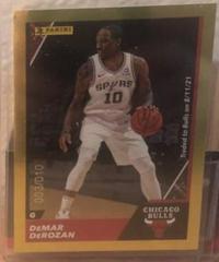 DeMar DeRozan [Gold] #52 Basketball Cards 2021 Panini NBA Card Collection Prices