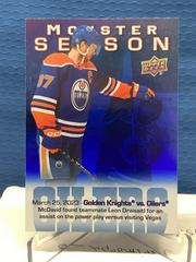 Connor McDavid #MS-73 Hockey Cards 2023 Upper Deck Monster Season Prices
